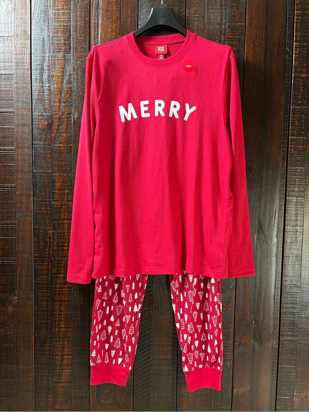 Men’s Christmas Pajama Set - Family PJ’s Size Medium